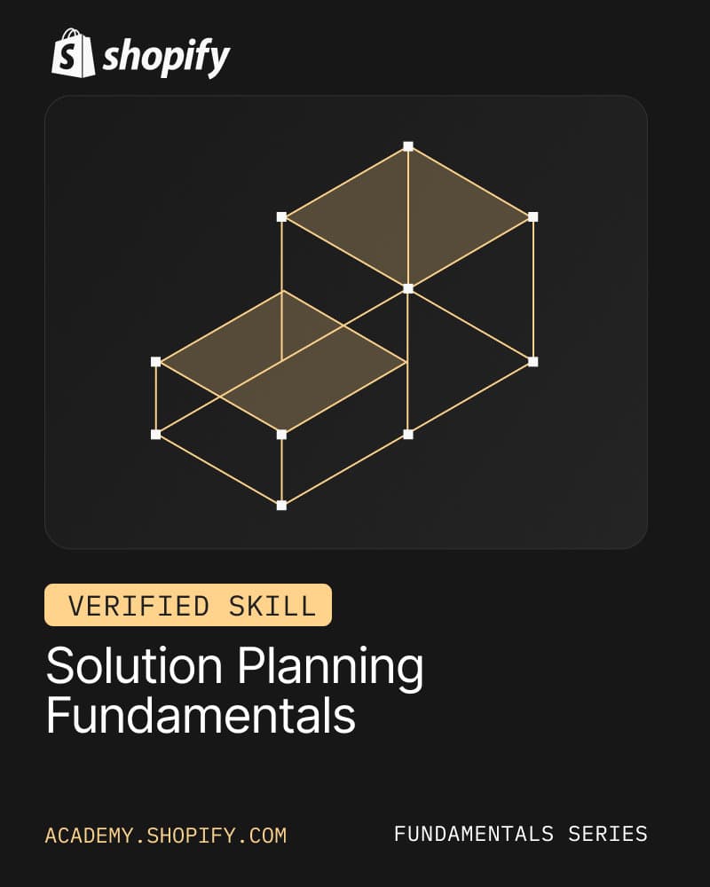 Solution Planning Fundamentals Verified Skill Badge