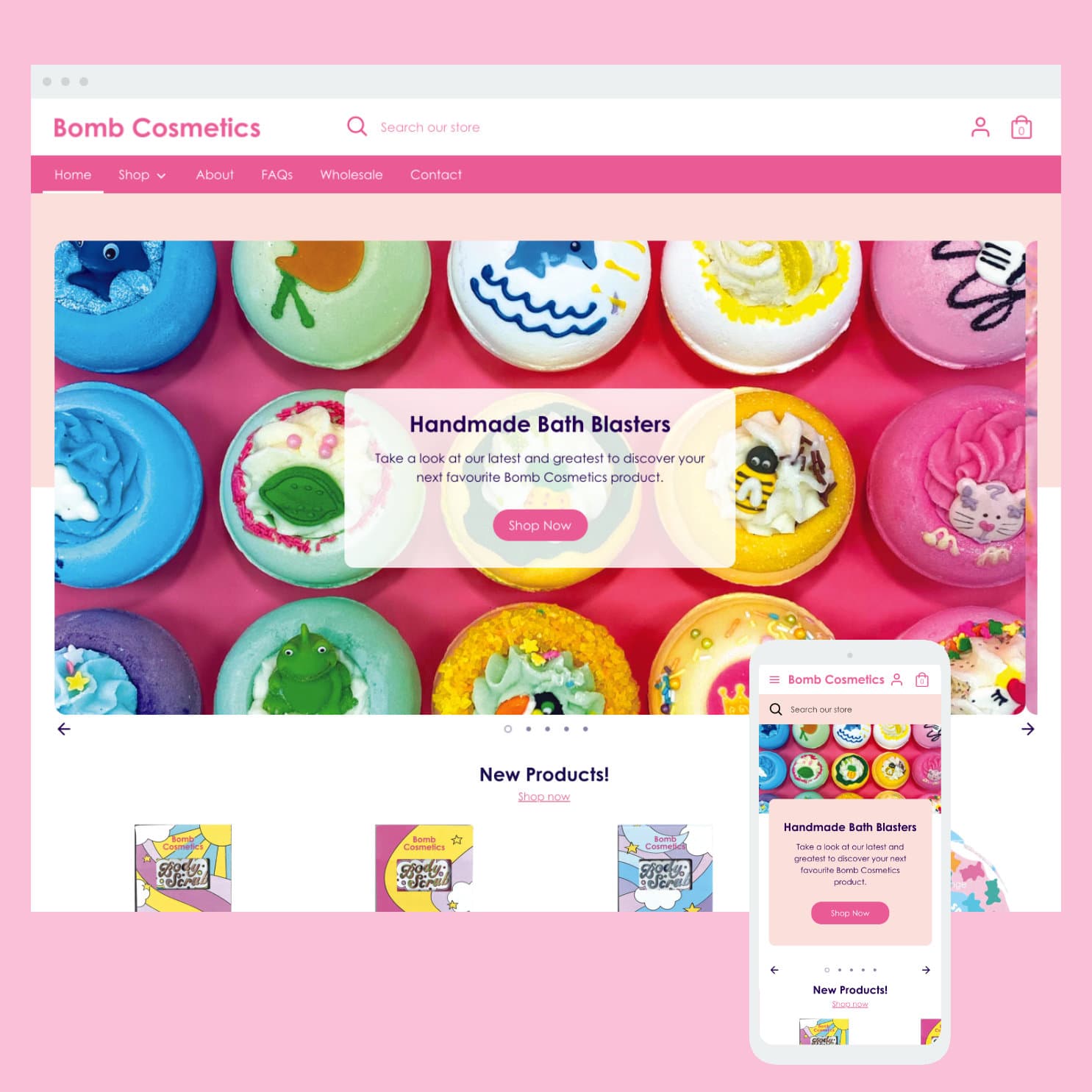 Bomb Cosmetics: Shopify store by Cooee Commerce