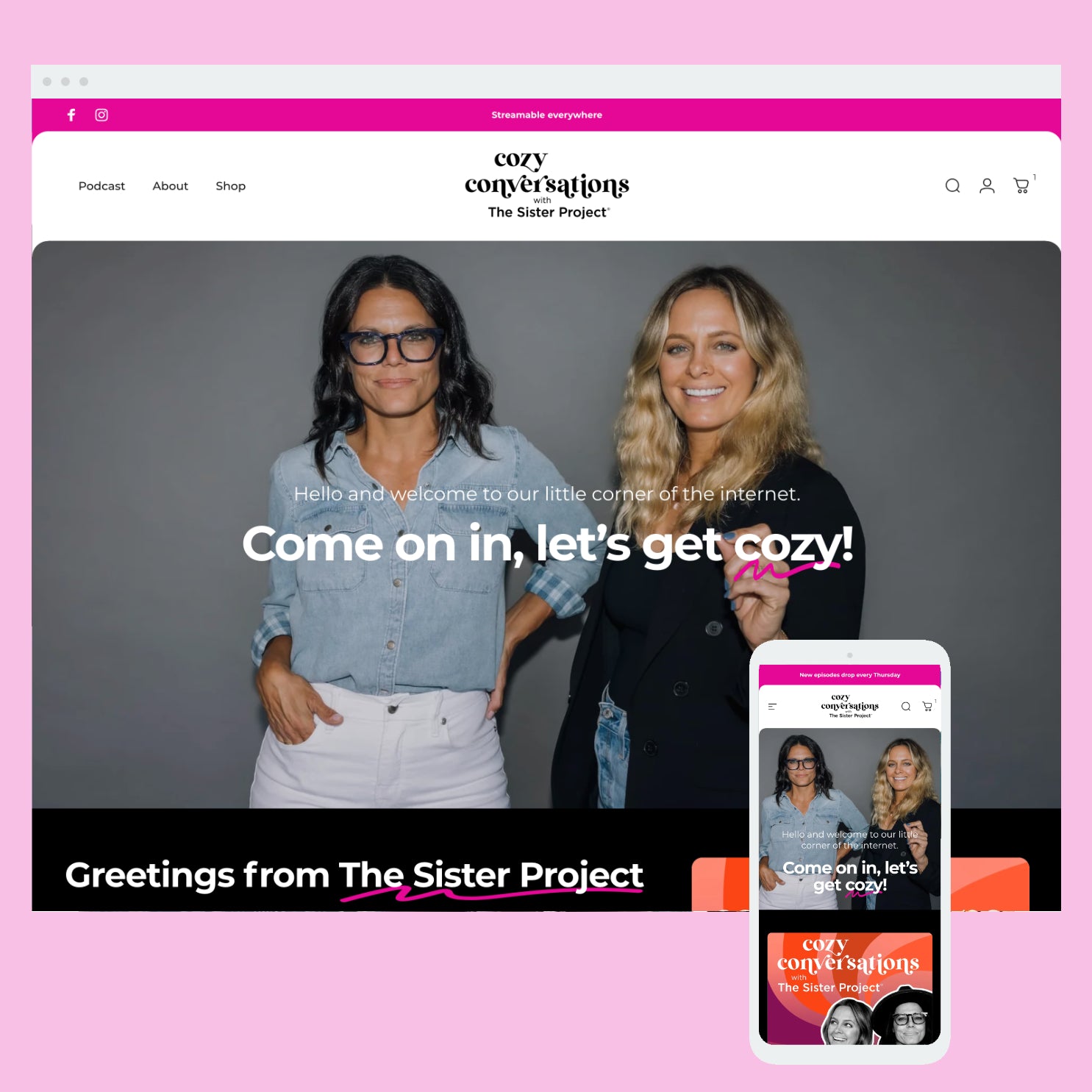 Cozy Conversations: Shopify store by Cooee Commerce