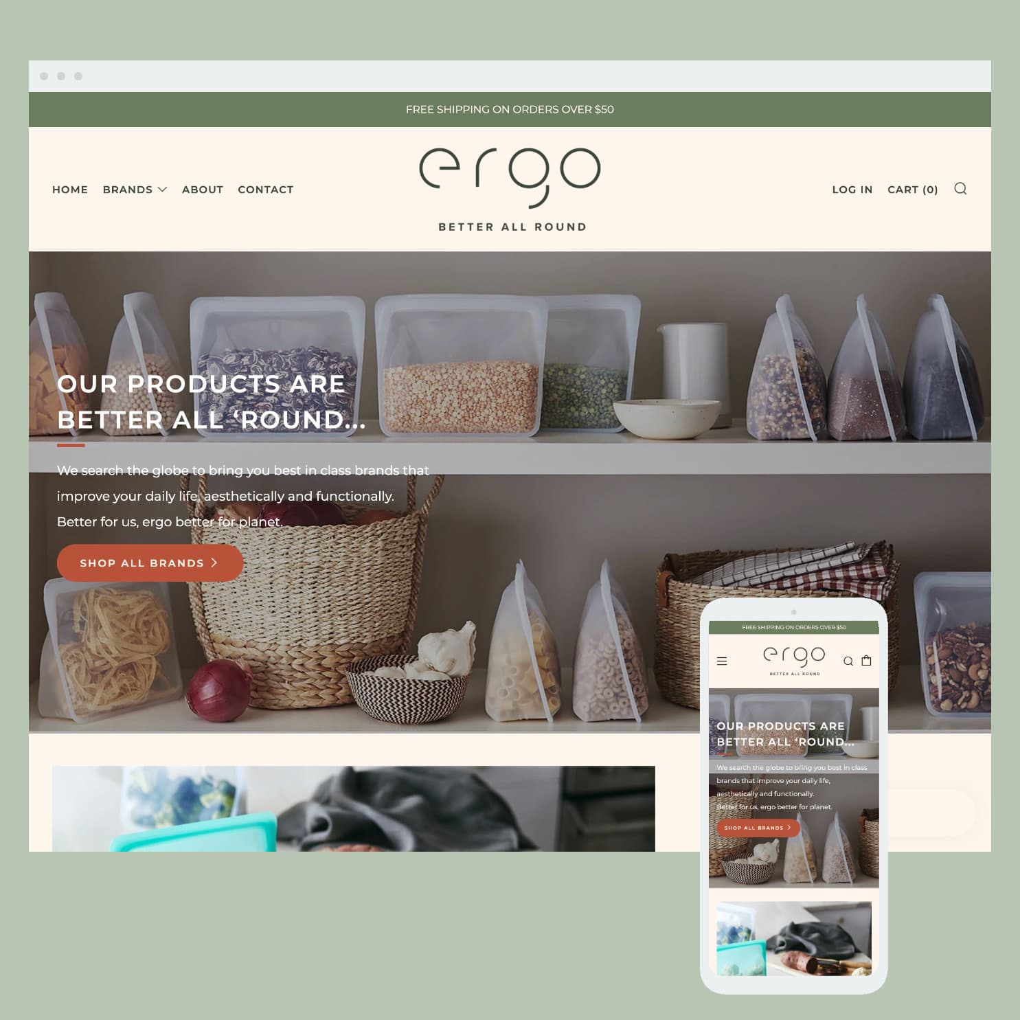 ERGO: Shopify store by Cooee Commerce