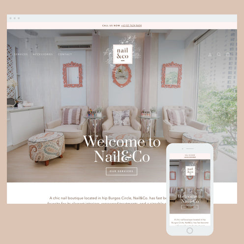 Nail&Co Shopify store: Shopify store by Cooee Commerce