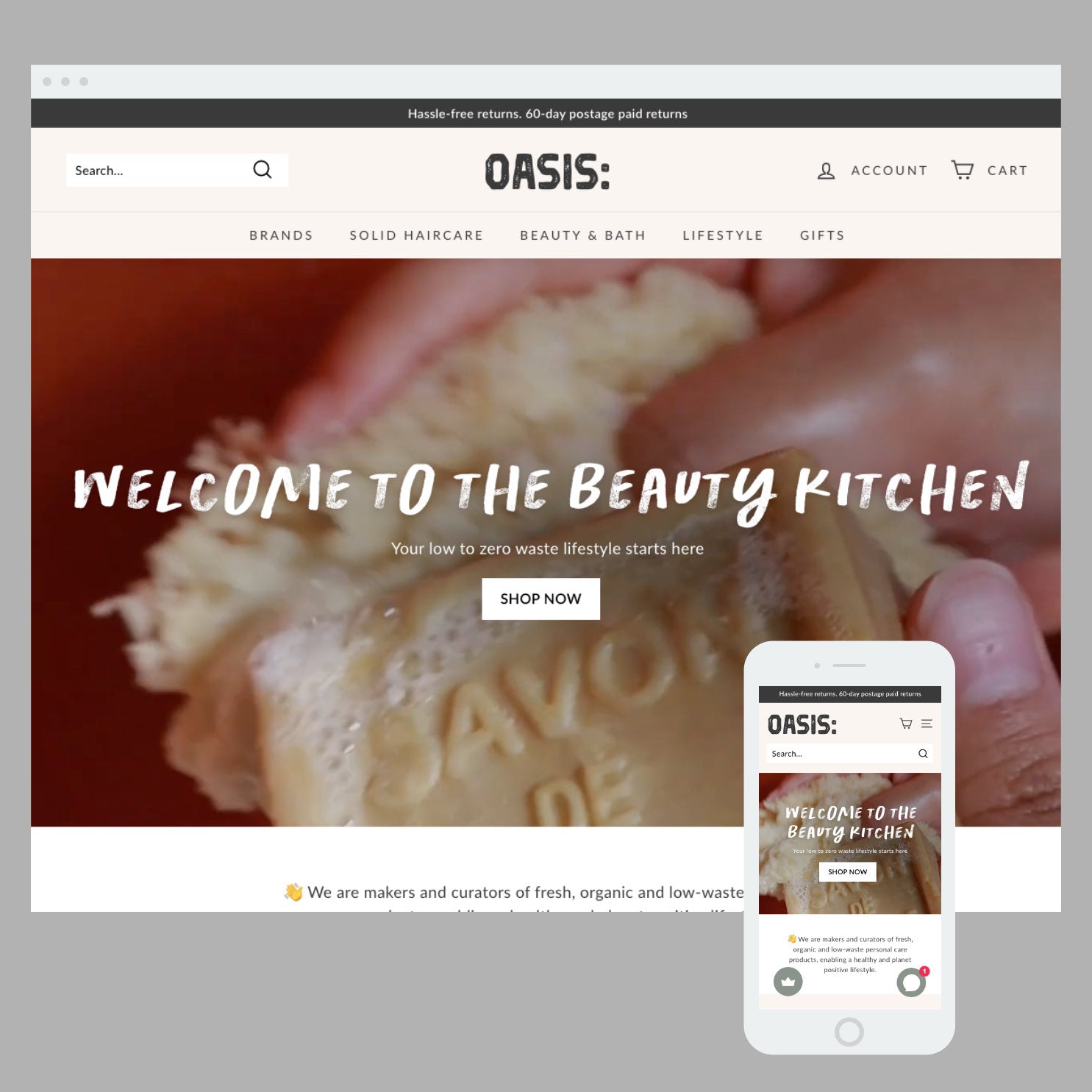 OASIS: Shopify store by Cooee Commerce