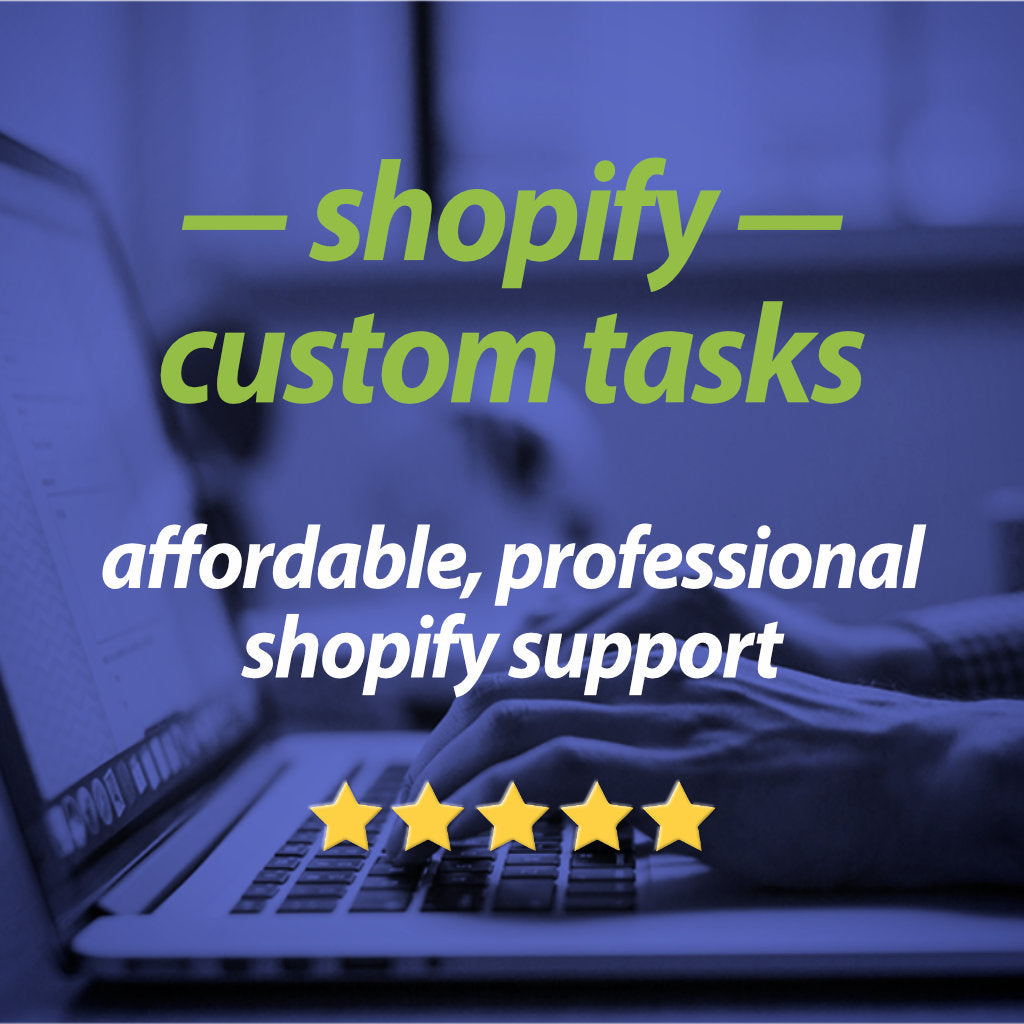 Get custom support for your Shopify store now: Shopify Custom Tasks ...