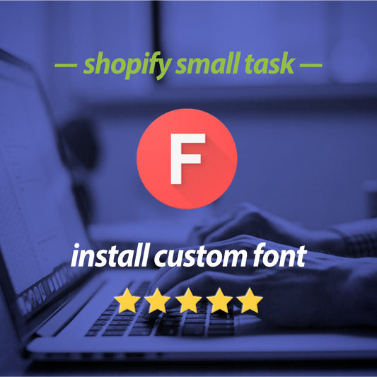 Install custom font