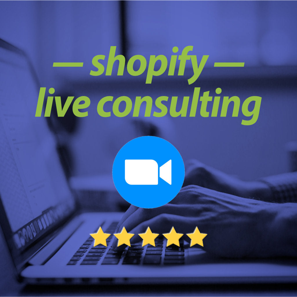 LIVE Shopify consulting service