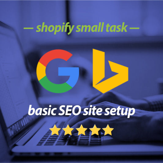 Basic Shopify SEO setup - Google and Bing site verification and sitemap submission