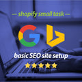 Basic Shopify SEO setup - Google and Bing site verification and sitemap submission